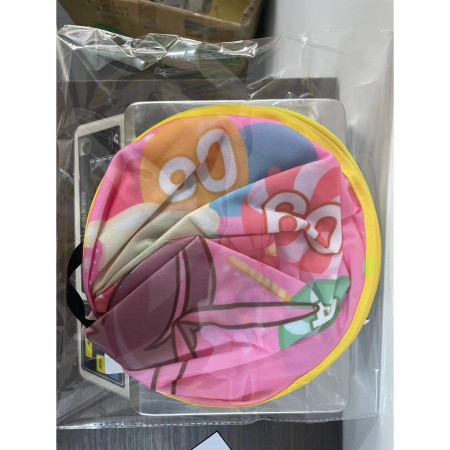 Joc Darts Cyrax pentru Copii, Placa Pliabila 70 cm, 8 Mingii Velcro/Scai Simple, 2 Mingii Luminoase, Model Acadele, Roz