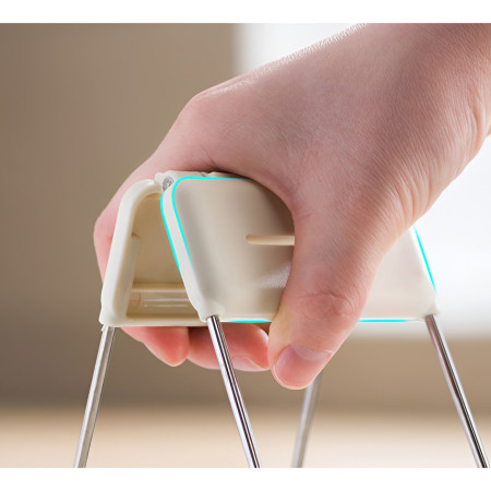 Clema pentru Boluri, Cyrax, Anti-Alunecare, din Silicon, de Uz Casnic, Rezistent la Temperaturi Inalte, 17.6x11.5x5.15cm, Gri