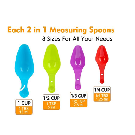 Set Cutii de Depozitare a Alimentelor, Cyrax, 7 Recipiente, 10 Etichete Reutilizabile, 4 Linguri, pentru Bucatarie, Spatula, Etansare, Fara BPA, Transparente, Capac Negru