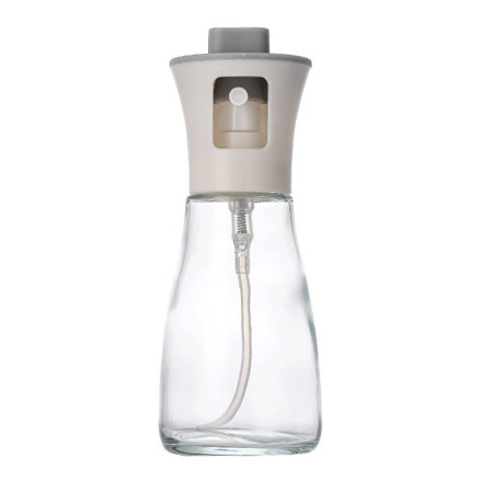 Pulverizator pentru Ulei, Cyrax, Pulverizator din Sticla pentru Otet sau Alte Lichide, Simplu Reincarcabil, Multifunctionale, 17.3 x 5.6 cm, Capacitatea 170 ml, Alb
