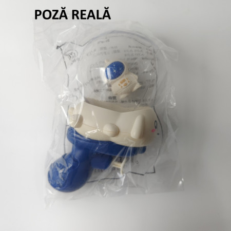 Pistol cu Apa pentru Copii, Cyrax, Multifunctional, Capacitate 250 mL, Model Astronaut, 15.6x8x8.9 cm, ABS, Albastru