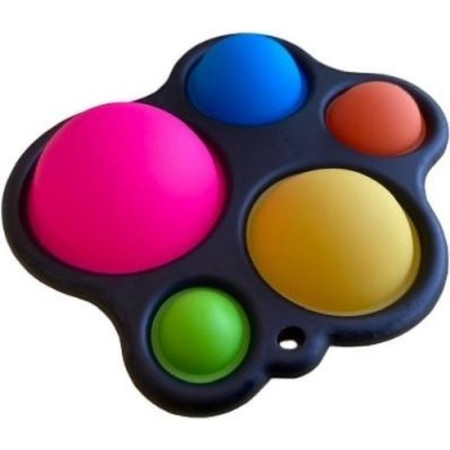 Jucarie Antistres Cyrax - Fidget Toy, Simple Dimple, Negru