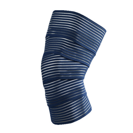 Orteza Elastica, Cyrax, Pentru Picior/Mana, cu Prindere Velcro, 7.5 x 180 cm, din Nailon, Albastru