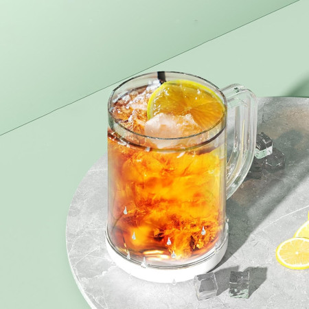 Cana Frigorifica cu Gheata, Cyrax, 14.2 x 10.4 x 14.7 cm, Plastic, 800 ml, Transparent