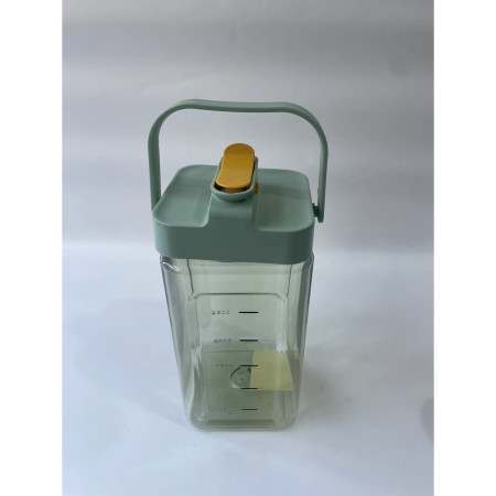Dozator portabil pentru bauturi Cyrax, 3.5 litri, capac etans, duza deschidere/inchidere, recipent din plastic, gradat, filtru, maner, pentru diverse bauturi, 29.7 x 14.1 x 14.4 cm, verde