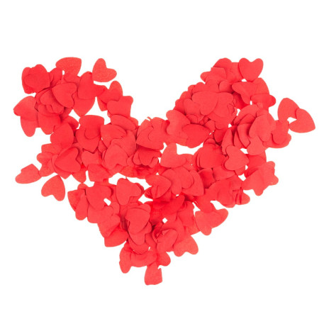 Tun Confetti, Cyrax, Model Wedding Popper Inimi, 40 cm, Ambalaj din Carton, Eliberare prin Rasucire, Rosu