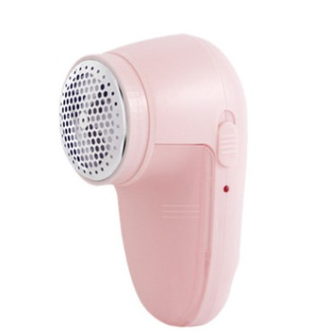 Aparat Scame si Par Haine,  Electric, USB inclus, Periuta Curatare, pentru Diferite Tesaturi, 13 x 6.8 x 5.8 cm, Roz