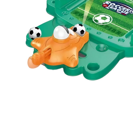 Joc de Masa Mini Fotbal Interactiv pentru Copii, Cyrax, Board Game, Mingi si Figurine Incluse, 30x19.5x6.8 cm, Multicolor