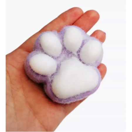Jucarie Interactiva Squishy, Cyrax, Model Cat Paw, Squeeze Pinch Family, Revenire Lenta, din TPR, +3 Ani, 7.5 cm, Textura Puf, Mov