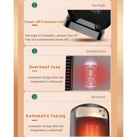 Radiator electric vertical mic  incalzitor cu 3 trepte de putere , 1800w, negru