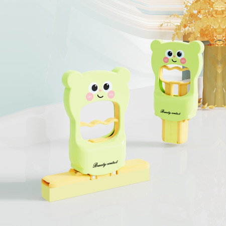 Mini Mop,  de Mana, Pliabil, Model Ursulet, din Plastic, 9 x 15 x 15 cm, Verde