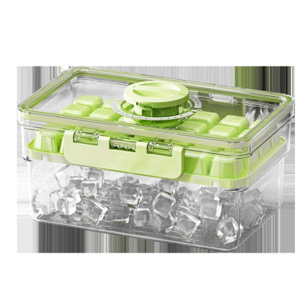 Forma de Gheata, Cyrax, Doua Straturi, Inchidere Etans, din PP+PET, 19 x 12 x 9.5 cm, Verde