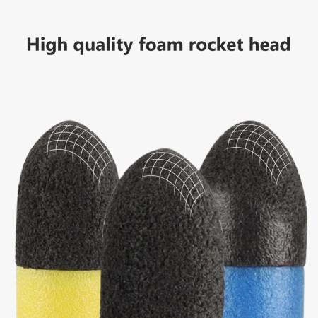 Jucarie pentru Copii, Cyrax, Lansator de Rachete cu Piciorul, Un Lansator, 3 Rachete Fara Lumini, 3 Aircrafts, 42x36 cm, Multicolor