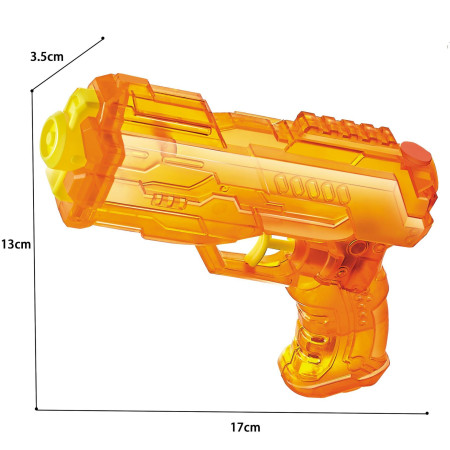 Pistol cu Apa, Cyrax, Manual, din PP, 23 x 16 x 4 cm, 250 ml, Portocaliu