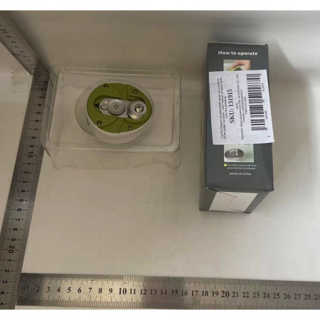 Desfacator Manual de Conserve si Sticle, Cyrax, 6.8 x 4.8 cm, din ABS + Otel, Verde/Alb