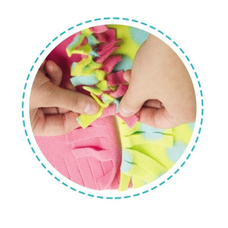 Set de creatie DIY Cyrax, patura pentru tesut si tricotat, multicolor