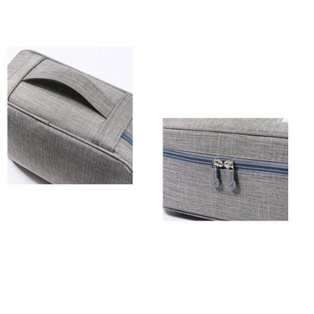 Geanta Organizatoare  Pentru Cabluri si Accesorii, Portabila, Impermeabila, 24,5 x 18 x10cm, Gri
