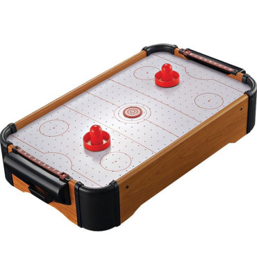 Masa Air-Hockey Cyrax, 51 x 31.5 x 9.5 cm, bara pentru punctaj, material ABS, maro