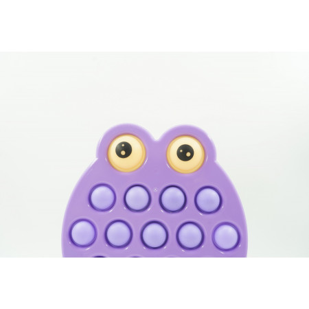 Cyrax Jucarie senzoriala antistres, Simple Dimple, Broasca, Mov