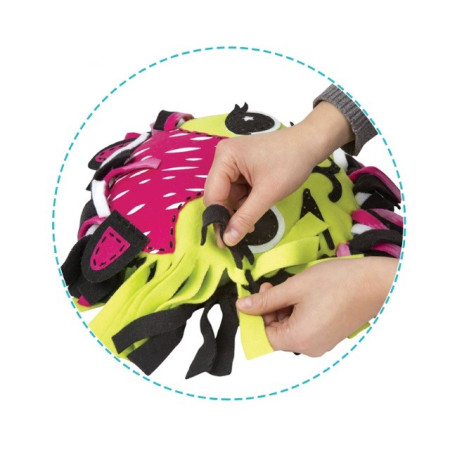 Set de creatie DIY, Cyrax, patura de tricotat multicolor