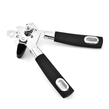 Desfacator de conserve multifunctional Cyrax, Otel inoxidabil, Maner antialunecare, ergonomic, rezistent la rugina, usor de utilizat, 21.6 x 6 cm, argintiu