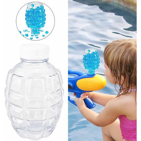 Munitie, Cyrax, 20.000 Bile Gel pentru pistoale de jucarie Gel Blaster, Sticla Ananas 10.5x6.5 mm, Albastru