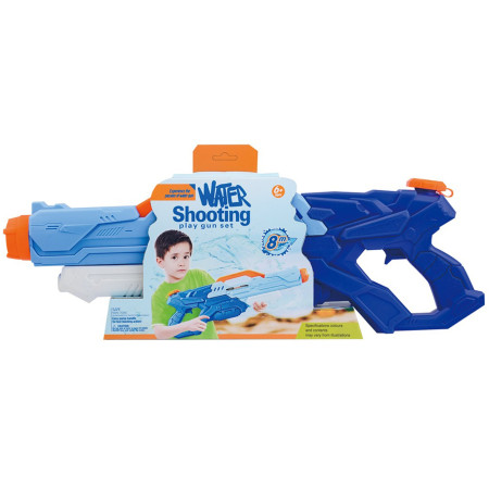 Pistol cu Apa pentru Copii, Rezervor, Pentru Piscina/Plaja, Cyrax, 6ani+, Albastru, 1500ML