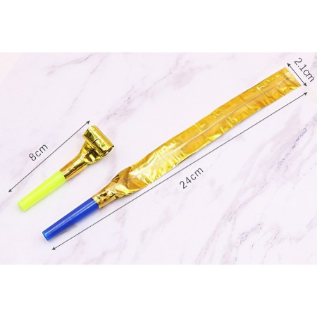 Set 6 Suflatori, Cyrax, pentru Petrecere, Tematica Aniversare, 8 cm, Multicolore