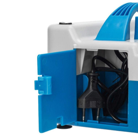 Cyrax Pompa Electrica Pentru Umflat Baloane, 700 W, Doua Capete de Umflat, din Plastic, Albastru