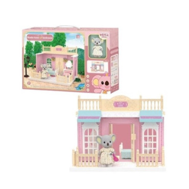 Set dormitor pentru papusi cu mobilier si figurina, Cyrax