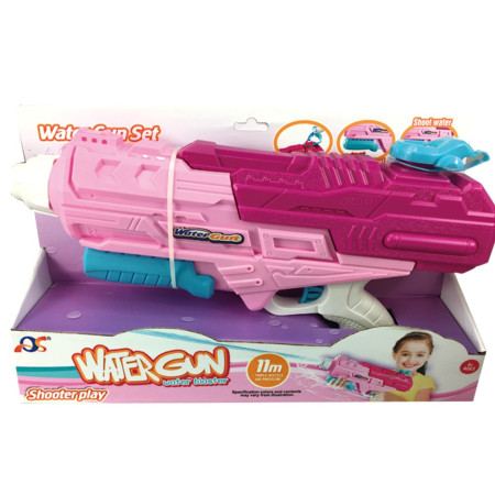 Pistol cu Apa pentru Copii, Rezervor, Pentru Piscina/Plaja, Cyrax, 6ani+, Roz, 1250ML