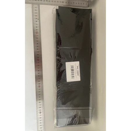 Organizator pentru Sertar,  3 Marimi, pentru Lenjerie, Tricouri, Sosete, 6 Piese, Pliabil, Stivuibil, din Tesatura, Negru