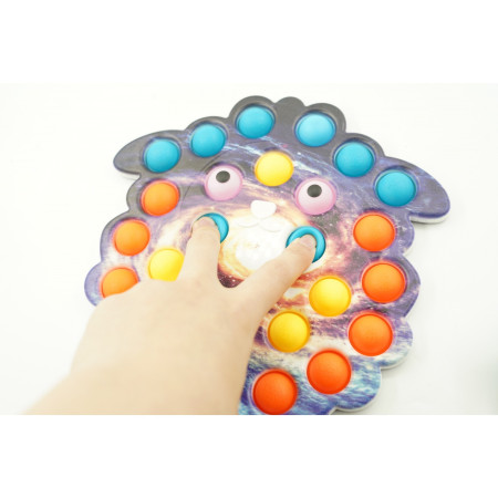 Cyrax Jucarie senzoriala antistres, Simple Dimple, Oaie, Multicolor, V1