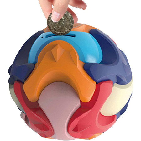 Pusculita Sub Forma de Minge, Cyrax, de Construit, se Asambleaza/Dezasambleaza, din Plastic, 16.5x16.5x16.5, Multicolor