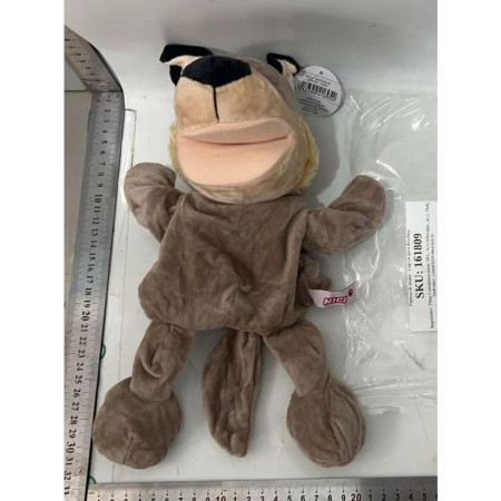 Papusa de Mana pentru Teatru de Papusi, Cyrax, din Plus, 25 x 10 x 8 cm, Model Lup, Bej