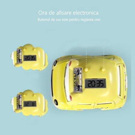 Jucarie pentru copii, Cyrax, Masina-ceas, Galben