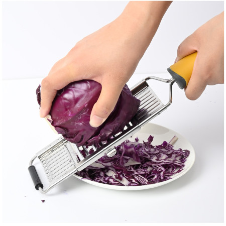 Razatoare multifunctionala Cyrax, Inox, 4 tipuri de lame, usor de manevrat, maner din ABS ergonomic,33 x 8.6 cm, periuta curatare inclusa, Lame interschimbabile, Argintiu