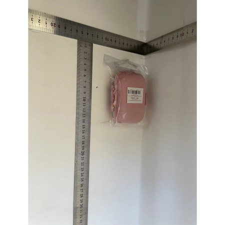 Organizator medicamente, Plastic, 8 compartimente, 0.1 L, Roz,  11 x 7 cm