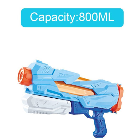 Pistol cu Apa pentru Copii, Rezervor, Pentru Piscina/Plaja, Cyrax, 6ani+,  5 duze, Quick Fill, Albastru, 800ML