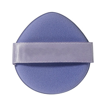 Burete de Machiaj Triunghi Cyrax, Reutilizabili, Utilizare Umeda sau Uscata, 5.5 x 5.5 x 0.9 cm, Powder Puff, Mov