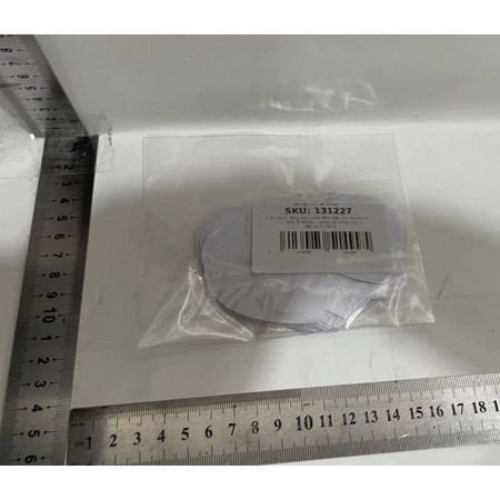 Banner cu Inimioare, Cyrax, Tip Franjuri, 4 m, Rola de Ata Inclusa, Alb