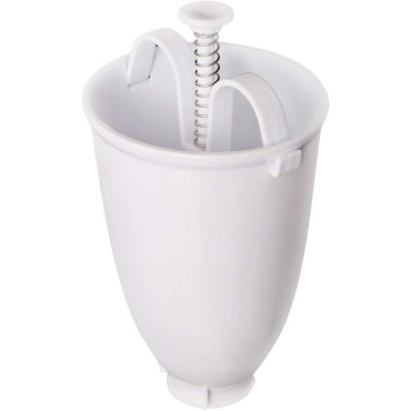 Accesoriu de Bucatarie pentru Gogosi, Cyrax, Dozator pentru Aluat, Dispozitiv Manual, Forma de Gogosi, pentru Gatit, 18x10x10 cm, Alb