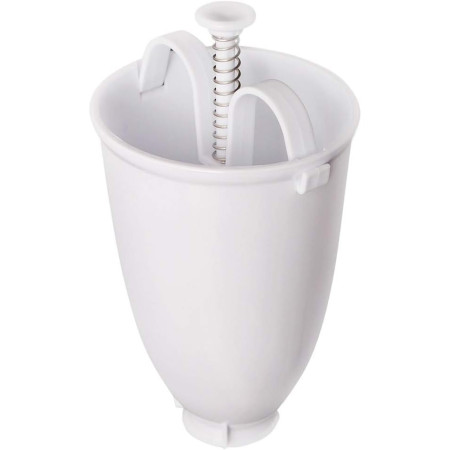 Accesoriu de Bucatarie pentru Gogosi, Cyrax, Dozator pentru Aluat, Dispozitiv Manual, Forma de Gogosi, pentru Gatit, 18x10x10 cm, Alb