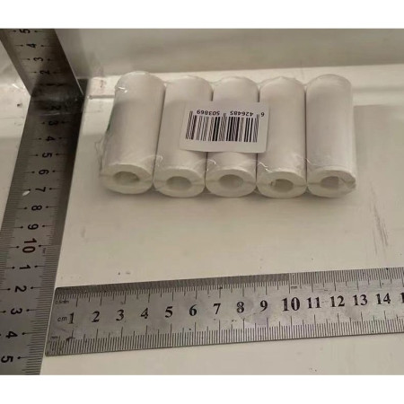 Set Mini Imprimanta Foto Portabila, Cyrax, Include: 1x Set de Markere, 5x Role de Hartie Termica, 5x Role Hartie Adeziva, Incarcare USB, Bluetooth, Print Alb-Negru, Model Ursulet, Alb/Roz