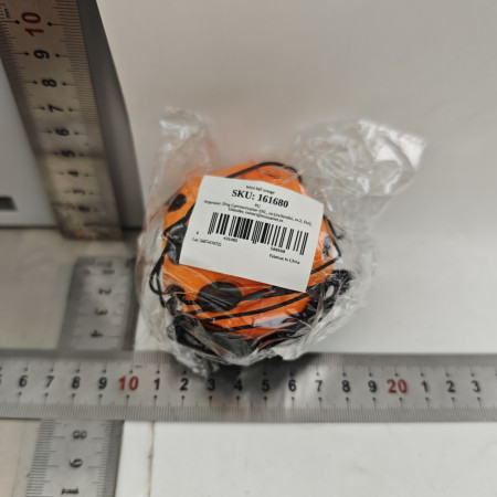 Minge Saltareata Hiperelastica, Cyrax, Space Moon Ball foarte Elastica, Antistress pentru Copii, Diametru 66 mm, Portocaliu