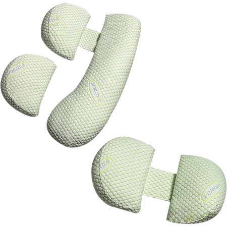 Set Perna pentru Gravide,  Husa Detasabila, Utilizare in Forma H si U, Reglabila, Latime Ajustabila, Proactive, Verde