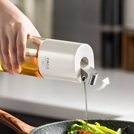 Suport pentru Depozitare Condimente, Ulei, Otet, Cyrax, Montare pe Perete din 9 Piese, Uz Casnic, pentru Bucatarie, 31x13.5x36.8cm, Alb