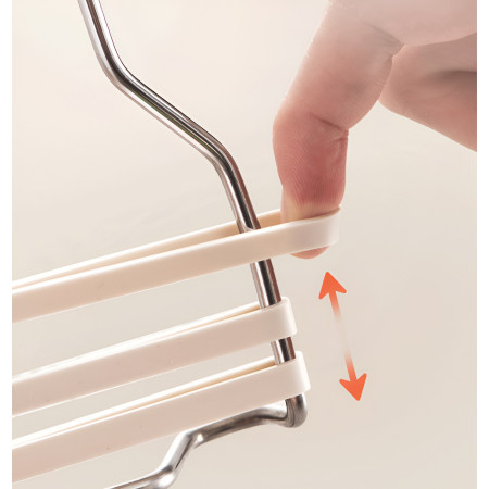 Clema pentru Boluri, Cyrax, Anti-Alunecare, din Silicon, de Uz Casnic, Rezistent la Temperaturi Inalte, 17.6x11.5x5.15cm, Gri