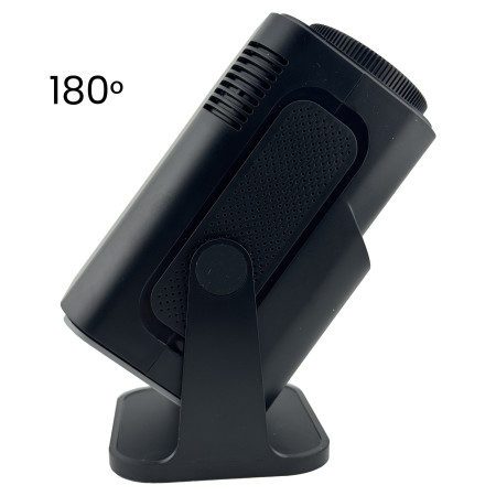 Video Proiector Portabil HY320 MINI,  Inteligent pentru Jocuri, Ultra HD 1920 x 1080, Wireless, Compatibil cu Android/iOS, AC, 17 x 10 x 9 cm, Negru