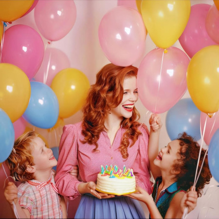 Set 25 Baloane din Latex, Cyrax, Model Party, 13 cm, Multicolore, 1 g